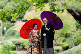 スタジオと肥後細川庭園でロケ＆スタプラン♬