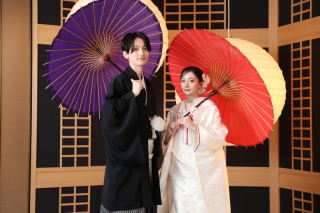 和装洋装スタジオ撮影