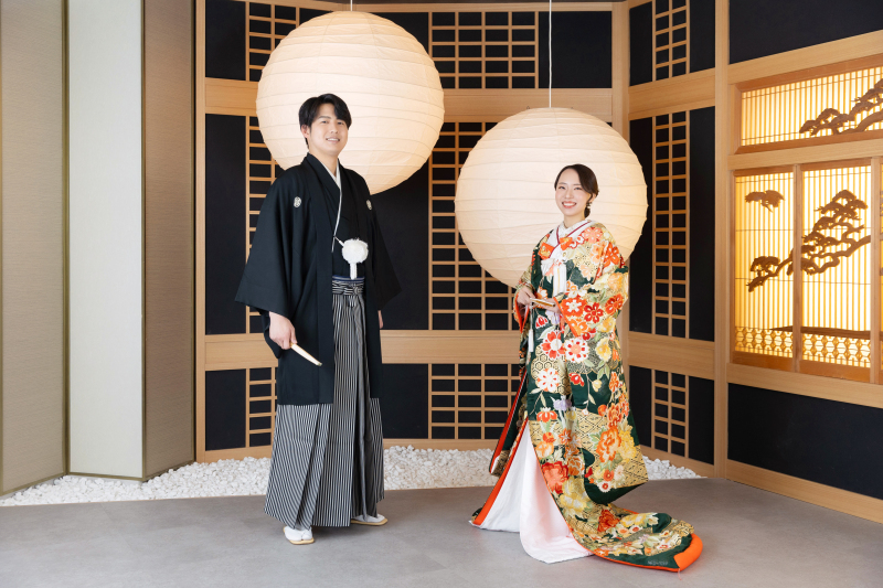 色打掛×黒紋服