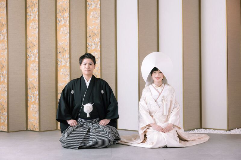 結婚報告写真や年賀状にも