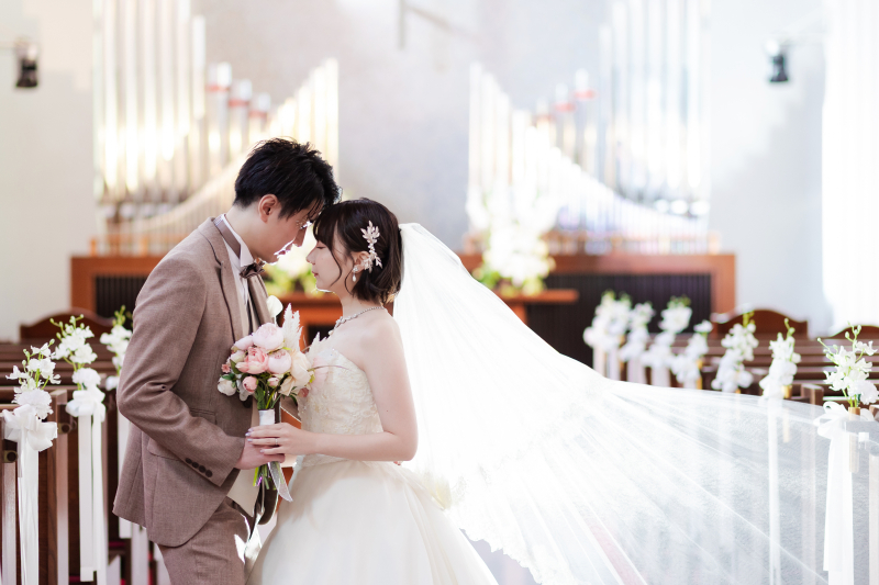 おでこをこつん♡