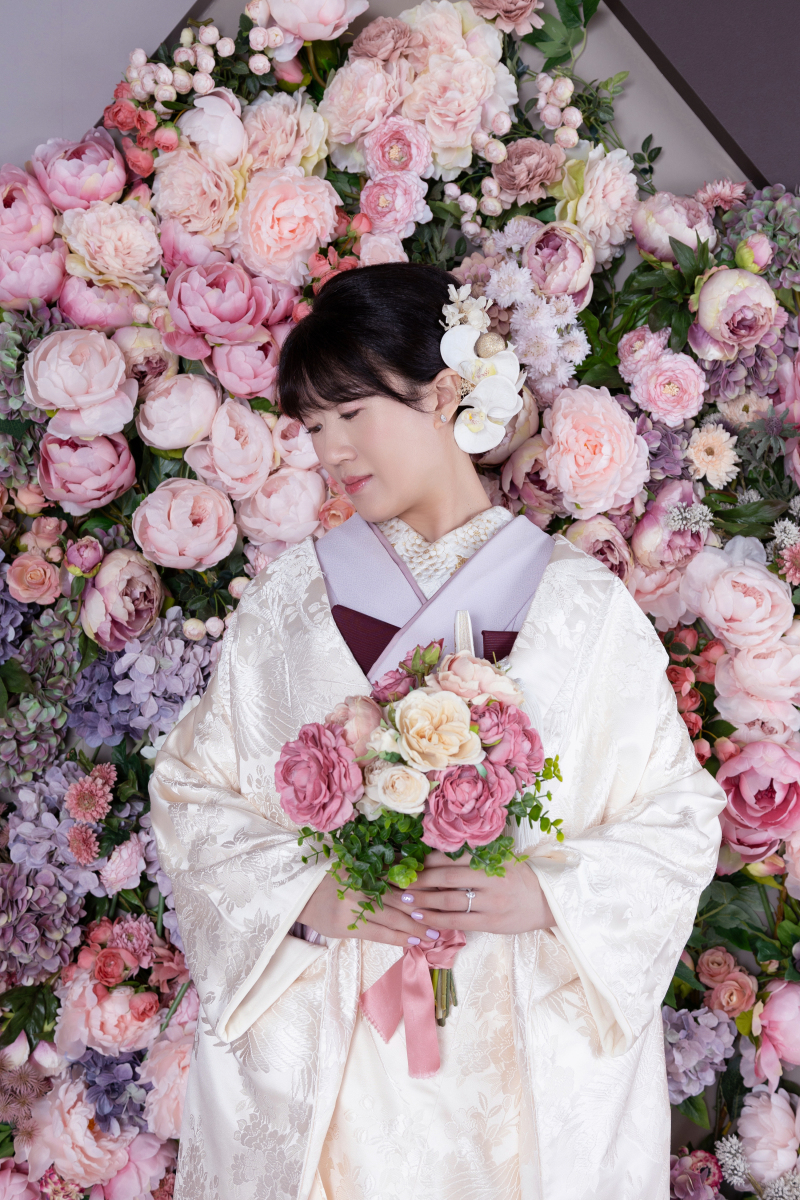 お花いっぱいで可愛く!