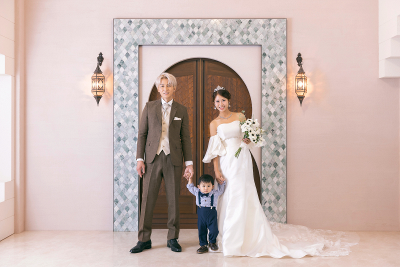 家族で残すフォトウェデイング♡