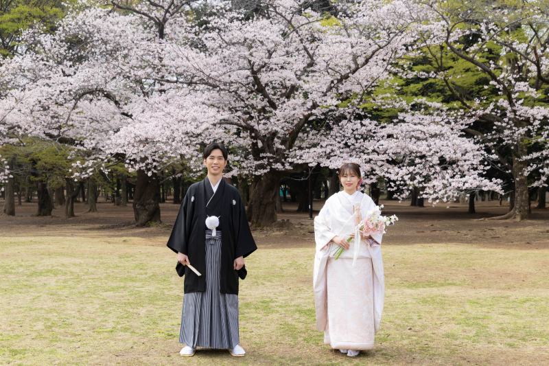 桜満開！代々木公園ロケーション♩