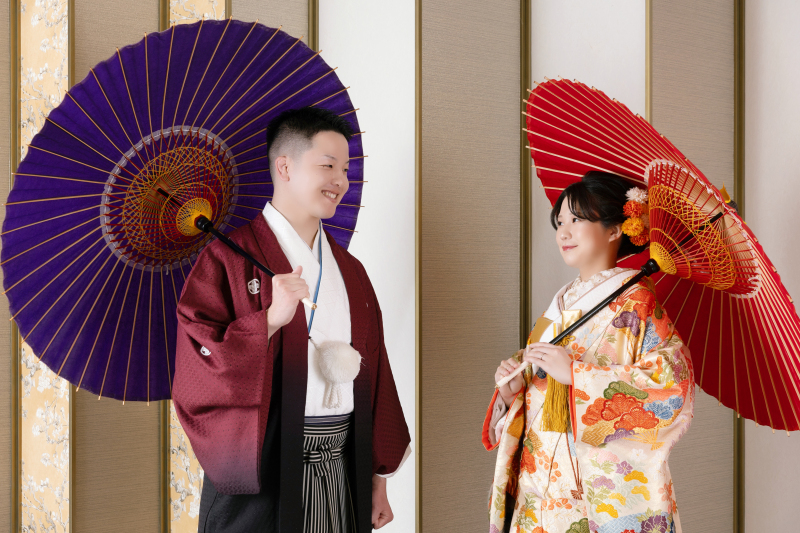 お次は番傘を使って♪