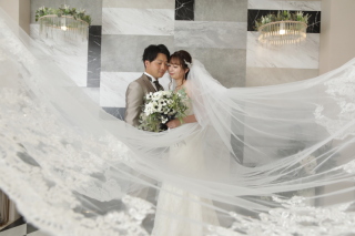 ベールも撮影アイテムに♪