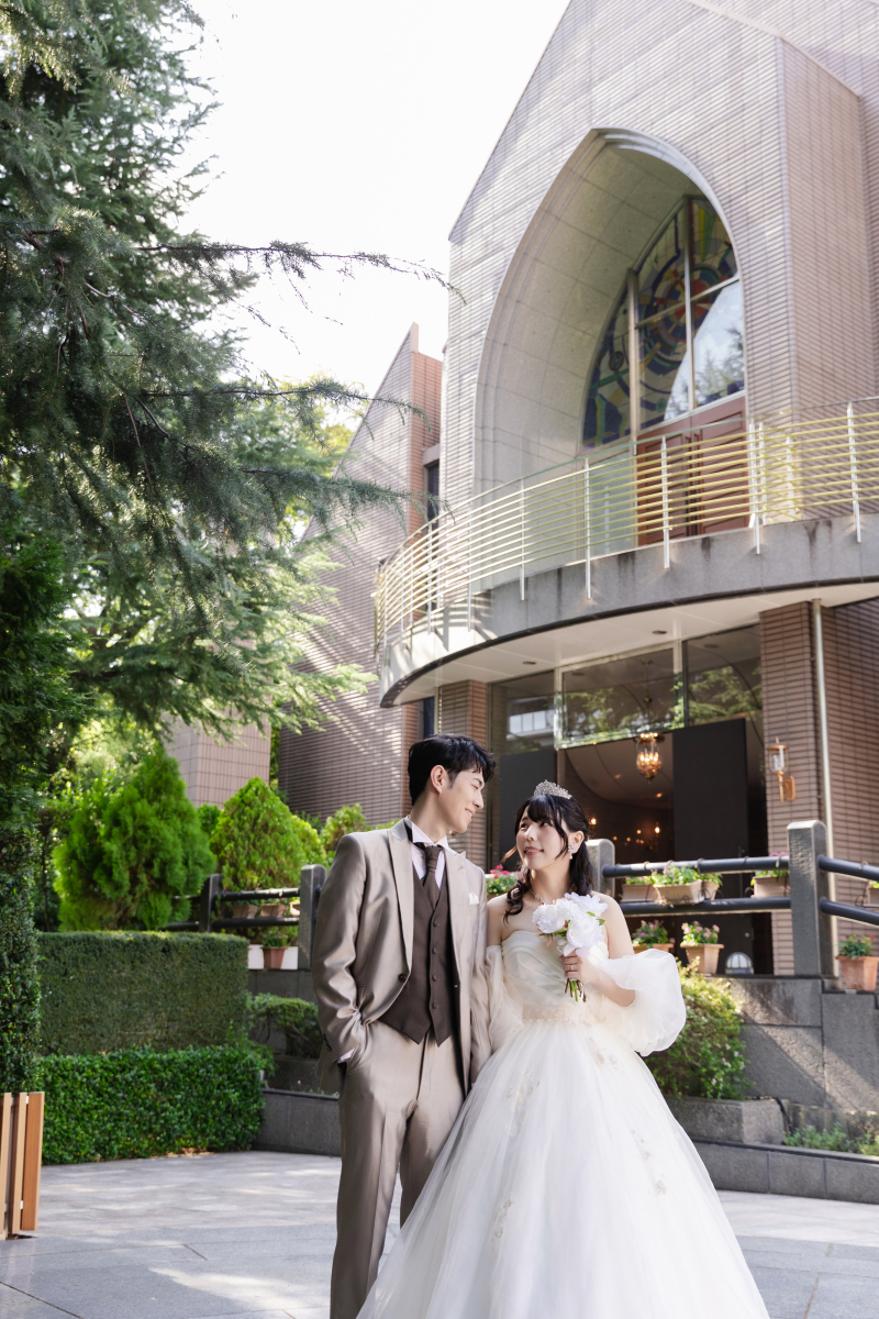 最後はお外での撮影も!