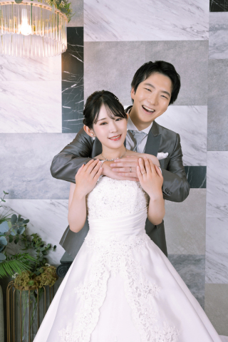 笑顔がとっても素敵なおふたりのフォトウェディング♪