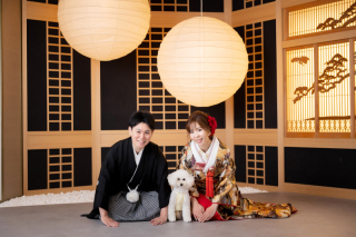 和装撮影withわんちゃん