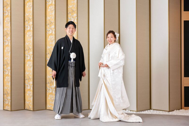 白無垢でフォーマルに