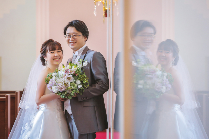 おふたりのお姿が写って
