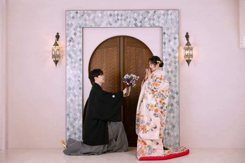 お花でプロポーズ♥