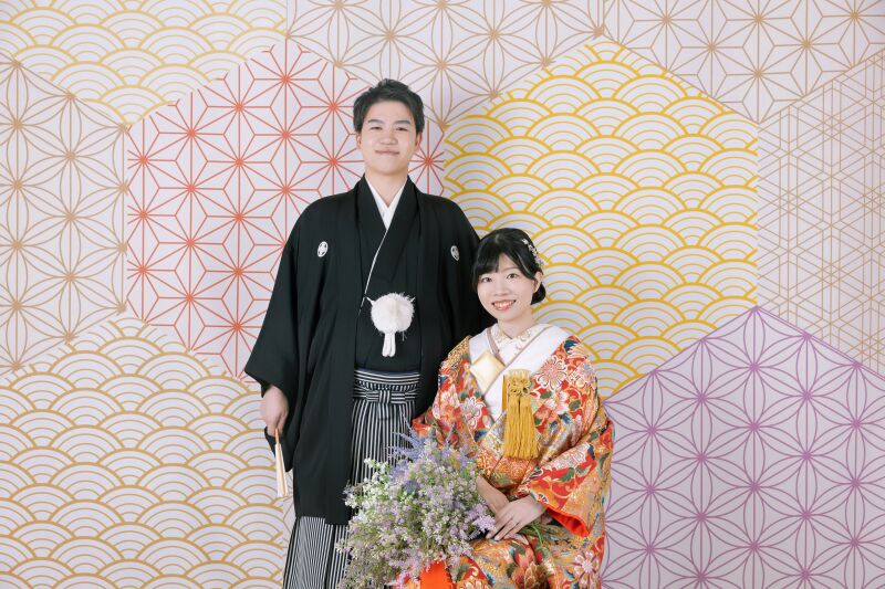 椅子を使ったフォーマルショット