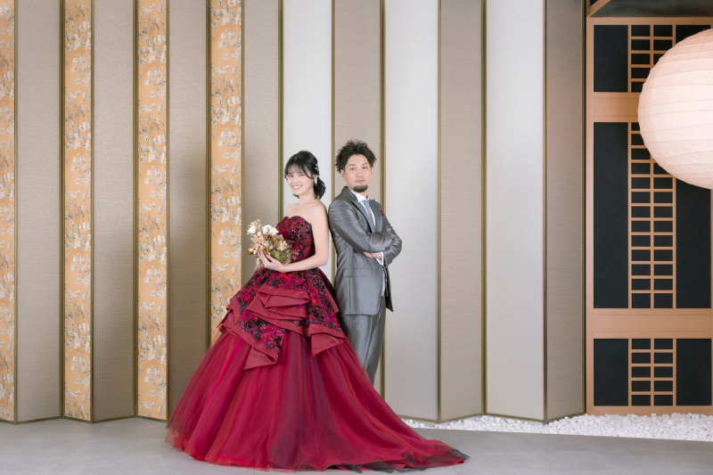 お背中合わせ...！