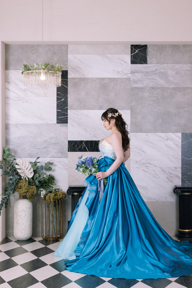 カラードレスでもソロショット撮影♫