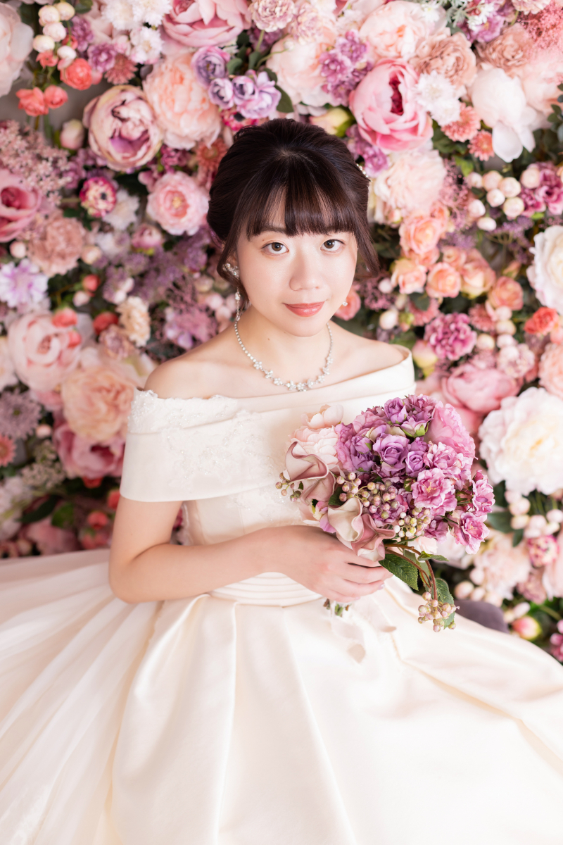 お花の背景に移動！