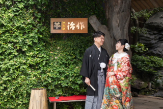 つきじ治作で和洋撮影♪