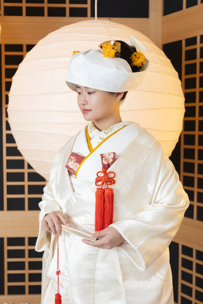 角隠しで・・・