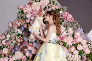 かわいい愛犬と一緒に♡