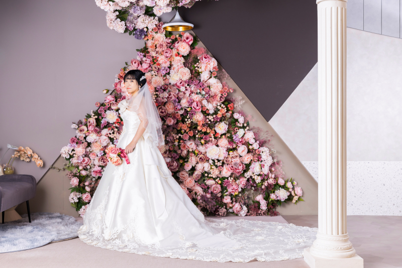 綺麗なドレスと共に♥