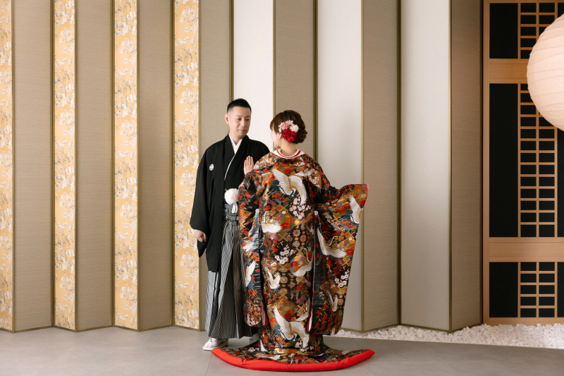 色打掛の柄を存分に✧