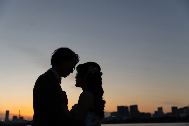 シルエットでドラマチックに♪