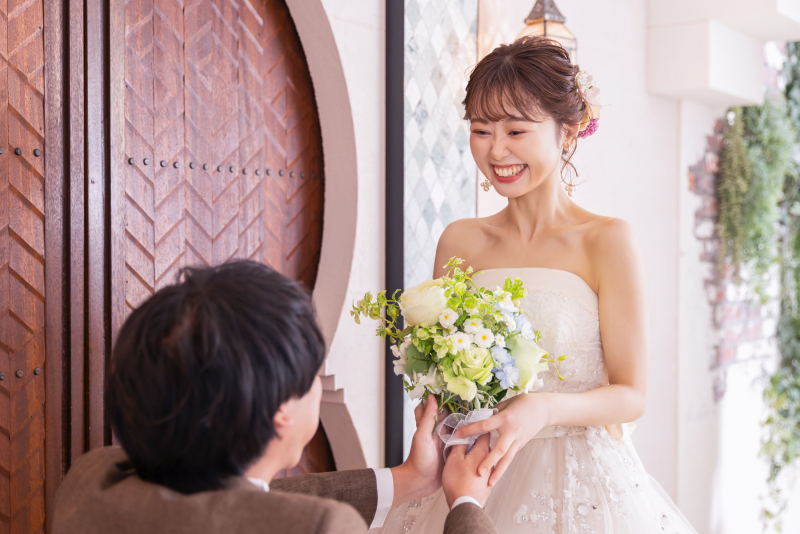 ブーケでプロポーズショット❁