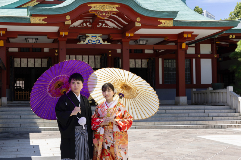 番傘を使ったお写真も