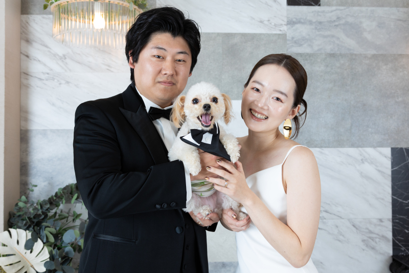 わんちゃんと一緒に!