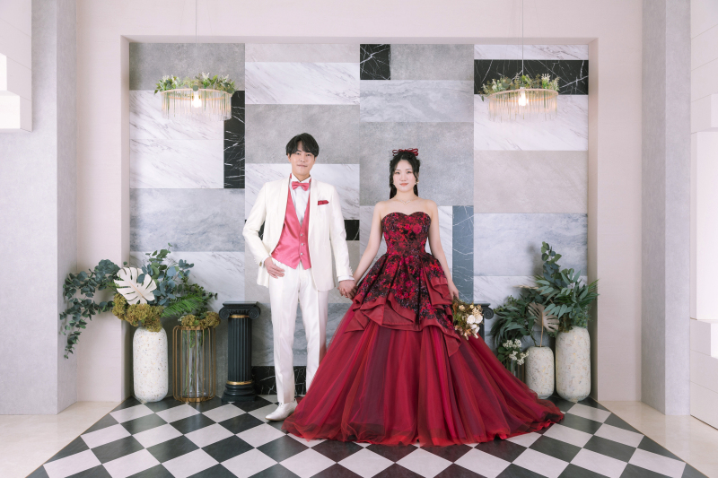新婦の色直し&新郎のタイベストチェンジ