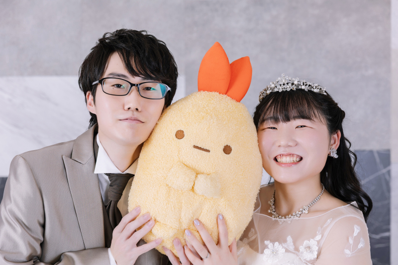 お気に入りのぬいぐるみと一緒にパシャリ★