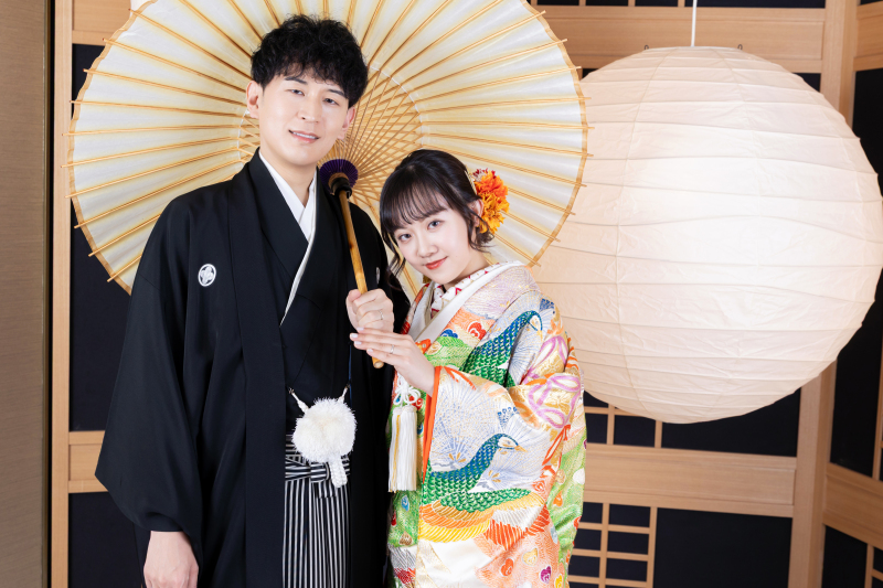 相合傘で&hellip;