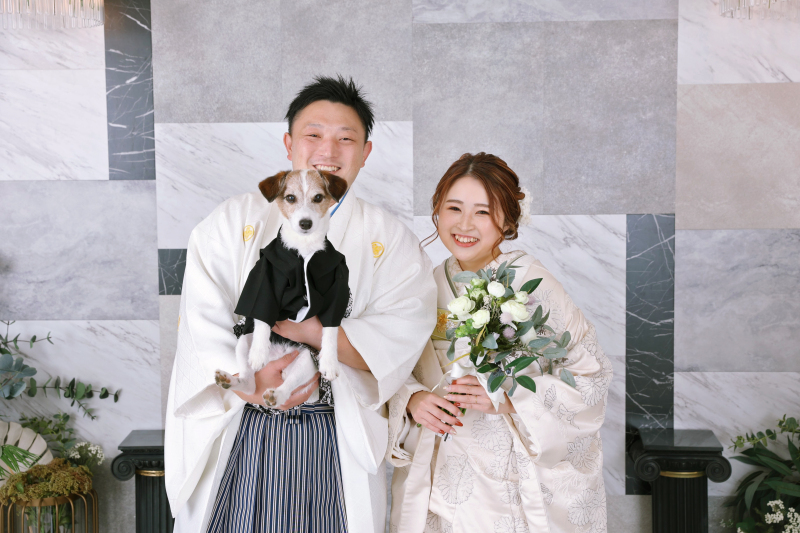 愛犬と一緒に♡