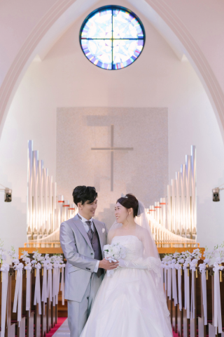 貸し切りチャペルで