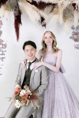 仲良しなおふたりのフォトウエディング♪