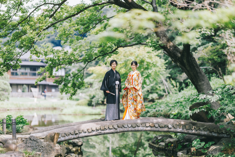 Photo Maison écrin 新宿店_庭園で撮影できる