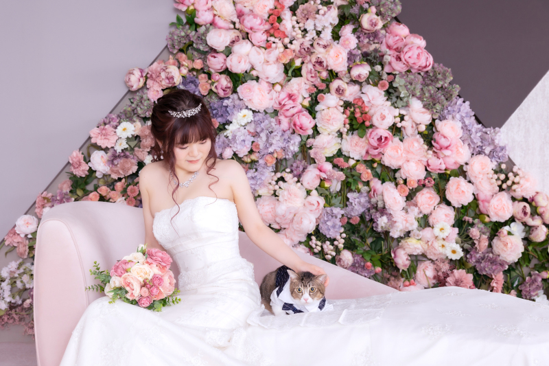 Photo Maison écrin 新宿店_ペットと一緒に撮影できる