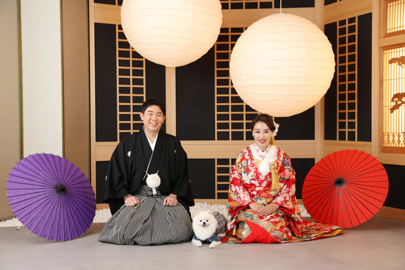 Photo Maison écrin 新宿店_ペットと一緒に撮影できる