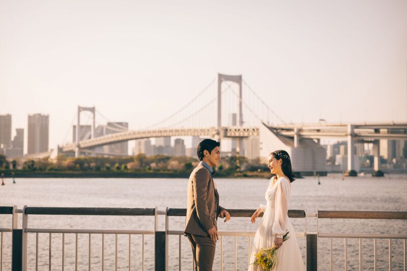 【Autumn Campaign★5万円OFF】海ロケーション お台場海浜公園 アルバム12P付きプラン