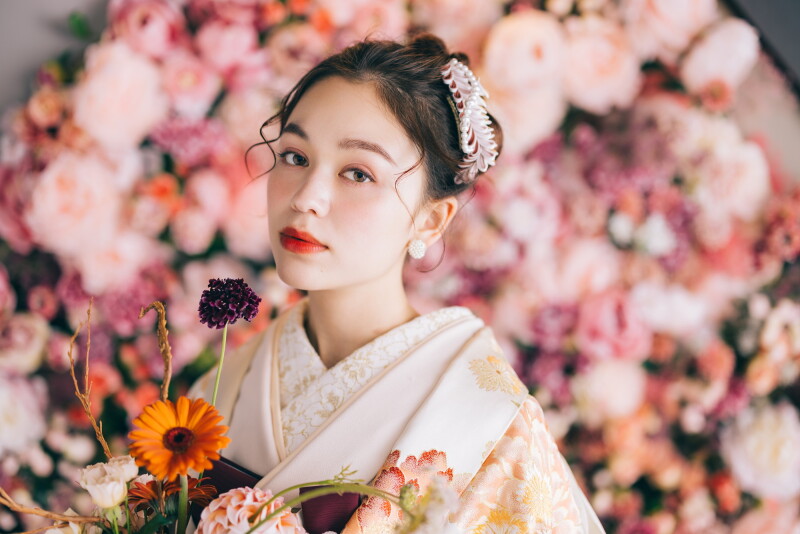 【Autumn Campaign★5万円OFF】和装スタジオ撮影アルバム12P付きプラン※ペット撮影OK