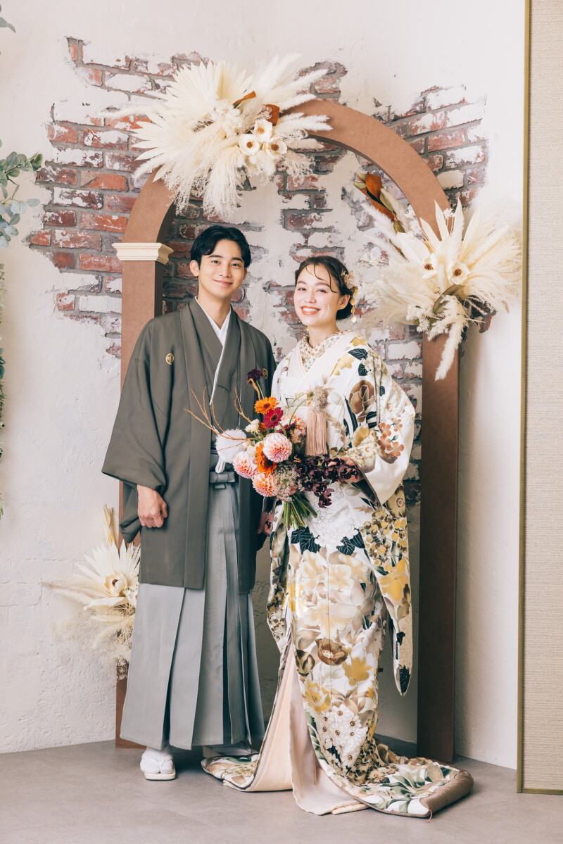 【Autumn Campaign★5万円OFF】和装スタジオ撮影アルバム18P付きプラン※ペット撮影OK