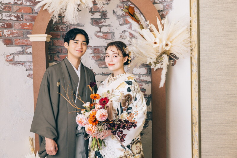 【Autumn Campaign★5万円OFF】和装洋装スタジオ撮影全データ付きプラン※ペット撮影OK