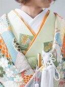 新婦 重ね衿 芥子 ｶﾗｼ