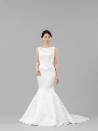 ボートネック/マーメイドライン(セパレートドレス)
