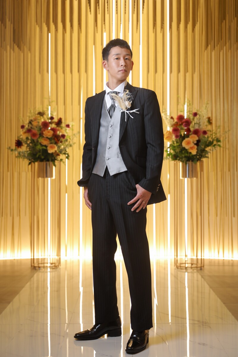 新郎さんのソロショット