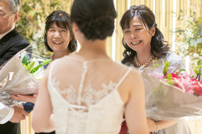 感謝の花束贈呈