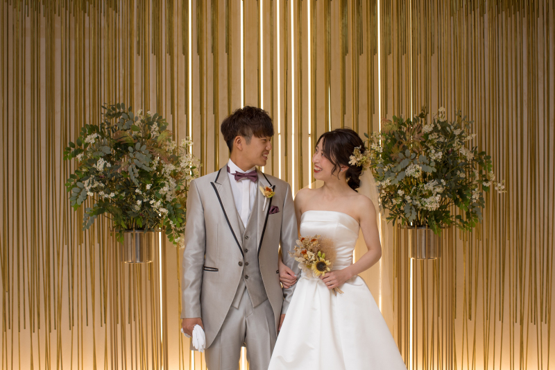 ウエディングドレスから