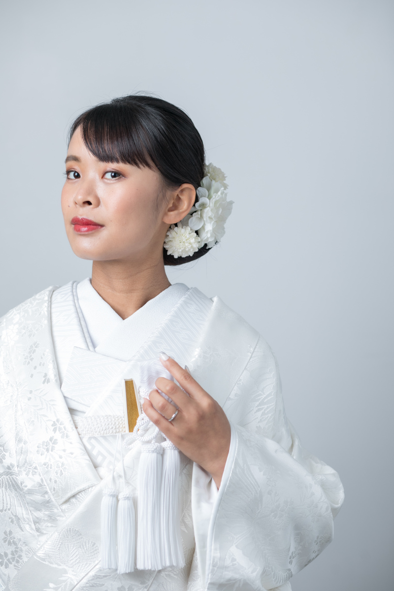 ソロショット（白無垢）