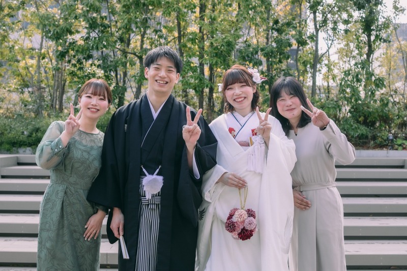 和装でのプチロケーション撮影