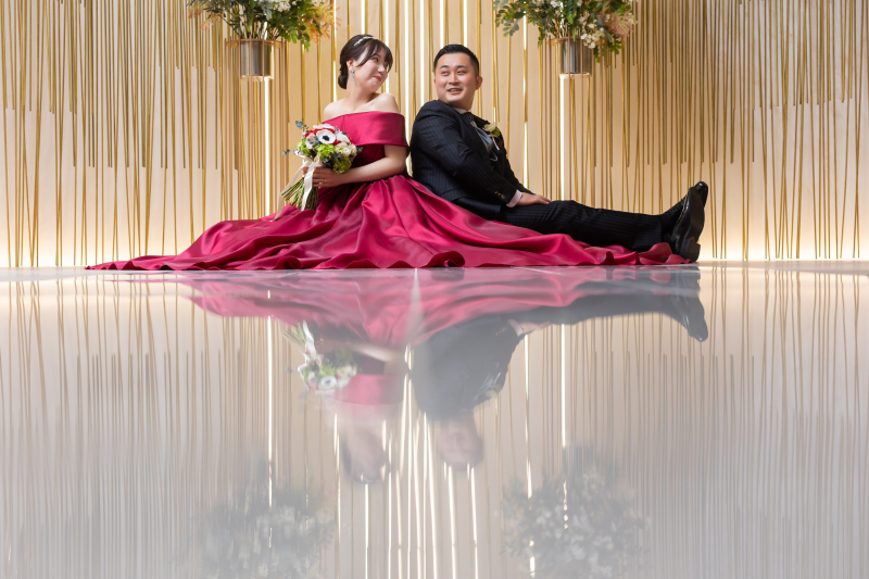 お座りショット